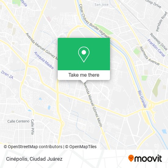 Cinépolis map