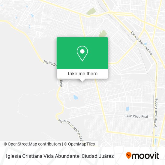 Mapa de Iglesia Cristiana Vida Abundante