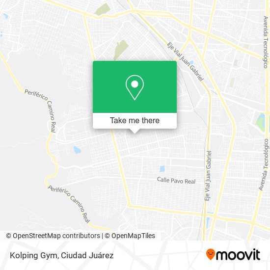 Kolping Gym map