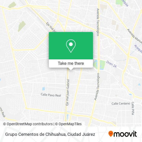 Grupo Cementos de Chihuahua map
