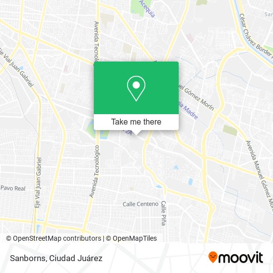 Mapa de Sanborns
