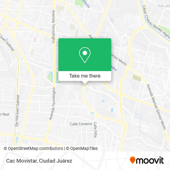 Cac Movistar map