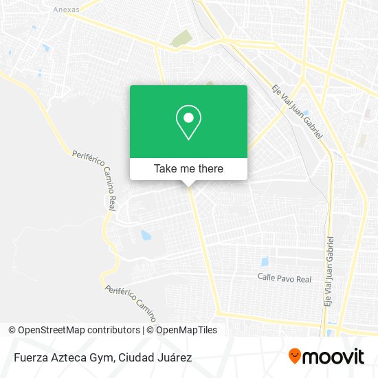 Fuerza Azteca Gym map