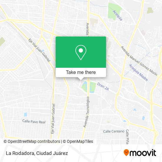 La Rodadora map