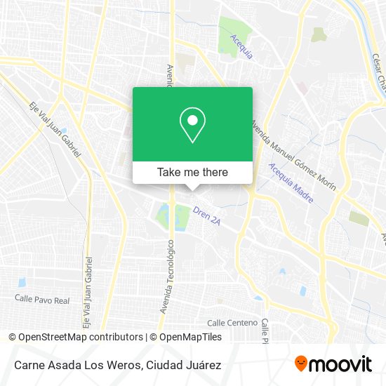 Carne Asada Los Weros map