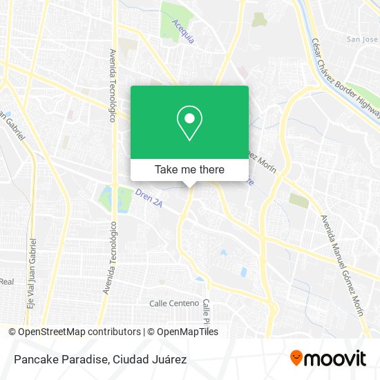 Pancake Paradise map