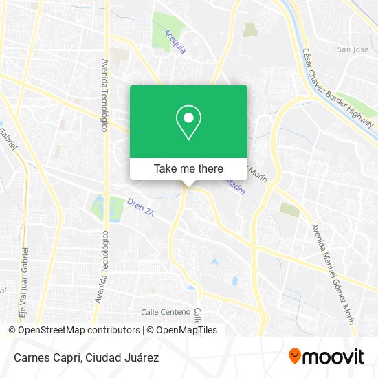 Carnes Capri map