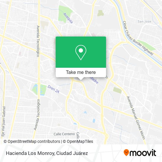 Mapa de Hacienda Los Monroy