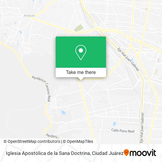 Iglesia Apostólica de la Sana Doctrina map