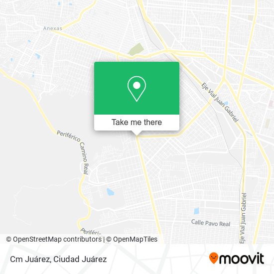 Cm Juárez map