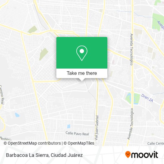 Barbacoa La Sierra map