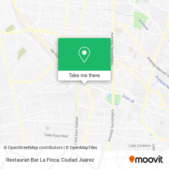 Restauran Bar La Finca map
