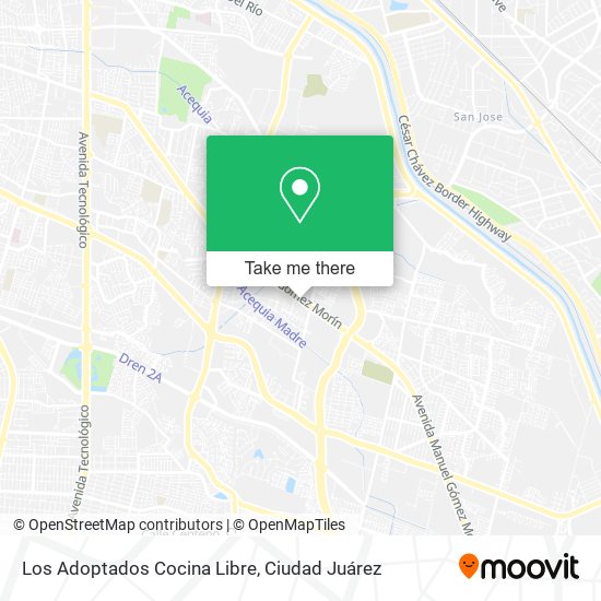 Los Adoptados Cocina Libre map