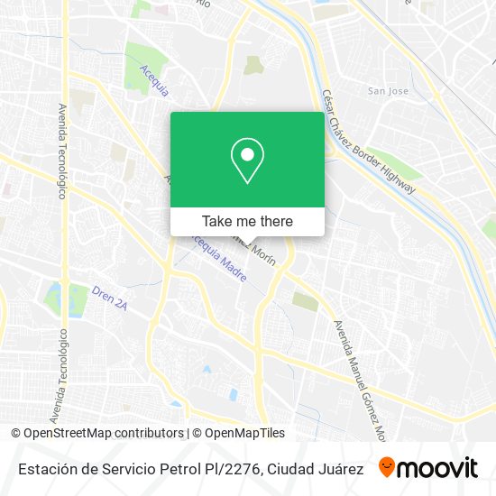 Mapa de Estación de Servicio Petrol Pl / 2276