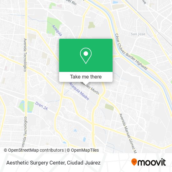 Aesthetic Surgery Center map