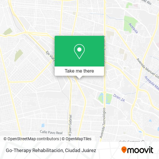 Go-Therapy Rehabilitación map