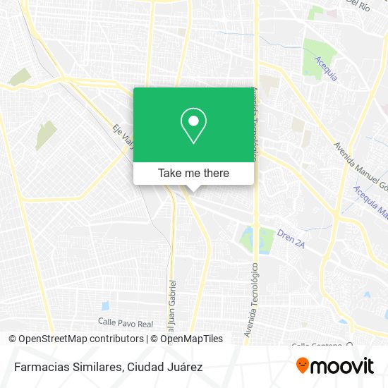 Farmacias Similares map