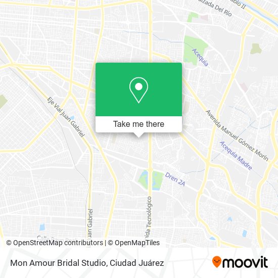 Mapa de Mon Amour Bridal Studio
