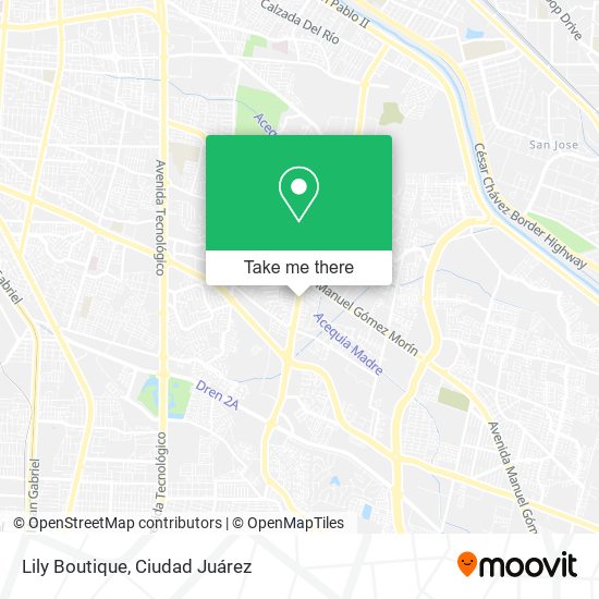 Mapa de Lily Boutique