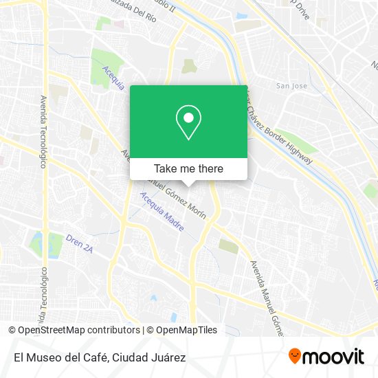 El Museo del Café map