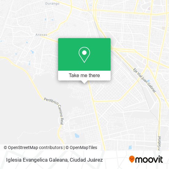 Iglesia Evangelica Galeana map