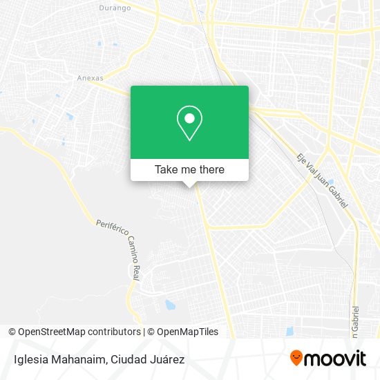 Iglesia Mahanaim map