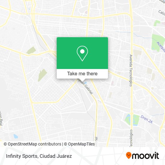 Mapa de Infinity Sports
