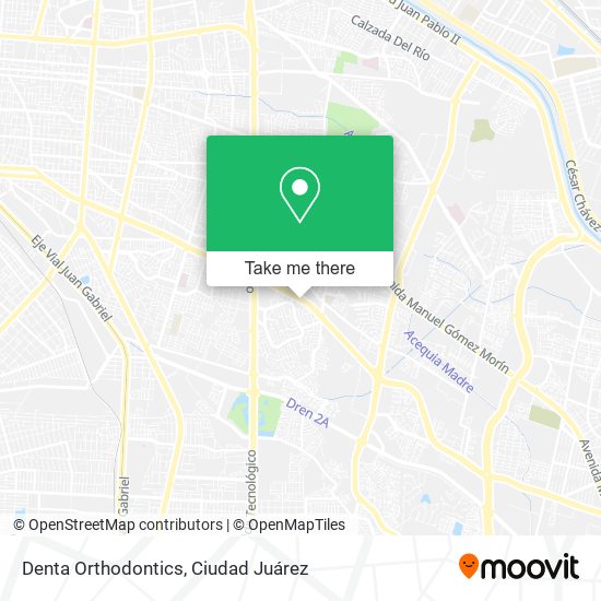 Mapa de Denta Orthodontics