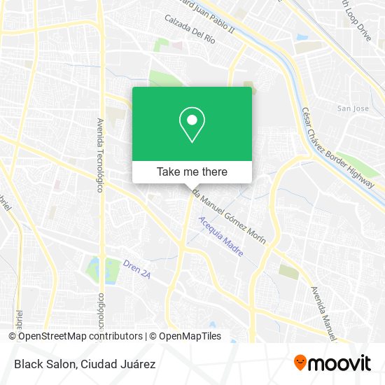 Black Salon map
