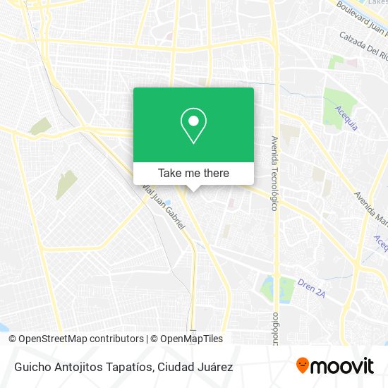 Guicho Antojitos Tapatíos map