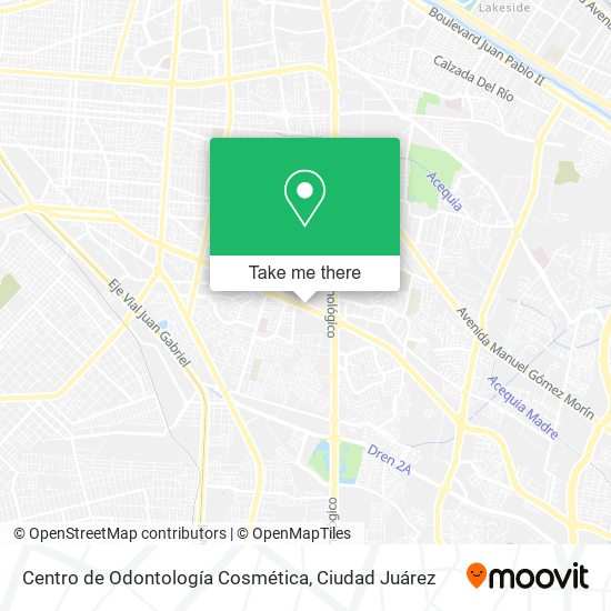 Centro de Odontología Cosmética map