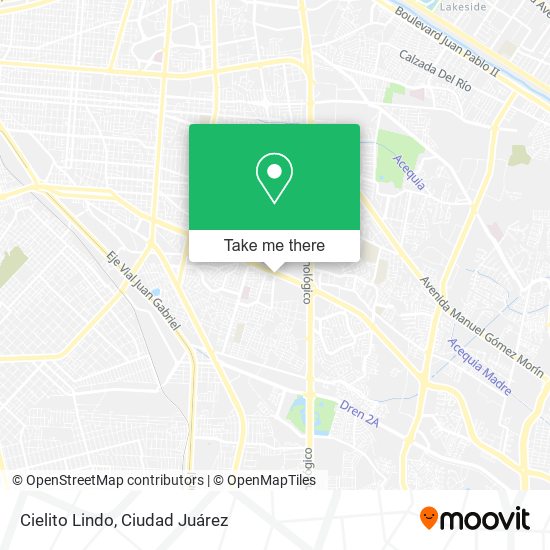 Mapa de Cielito Lindo