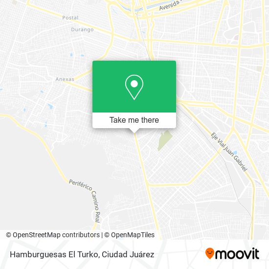 Hamburguesas El Turko map