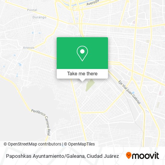 Paposhkas Ayuntamiento/Galeana map