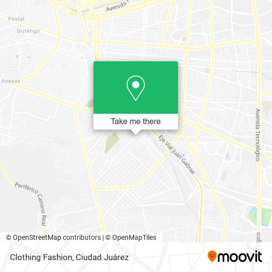 Mapa de Clothing Fashion