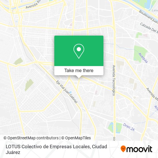 LOTUS Colectivo de Empresas Locales map