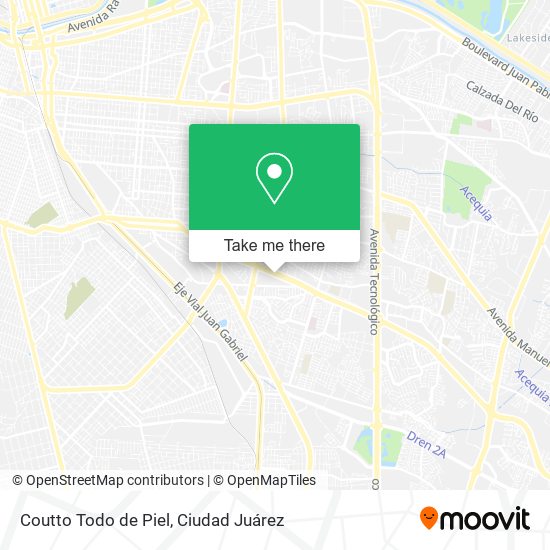 Coutto Todo de Piel map