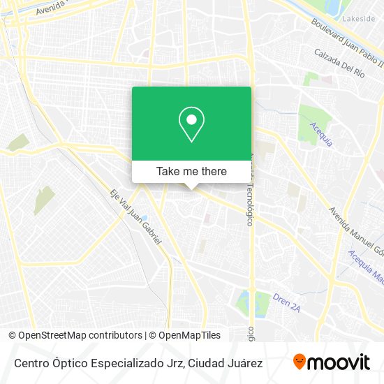 Centro Óptico Especializado Jrz map