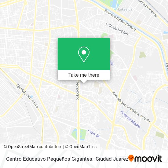 Centro Educativo Pequeños Gigantes. map