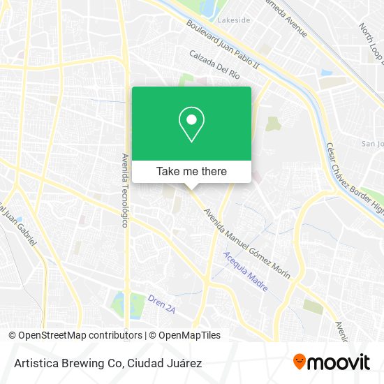 Artistica Brewing Co map
