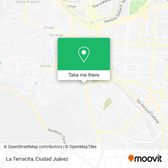 La Terracita map