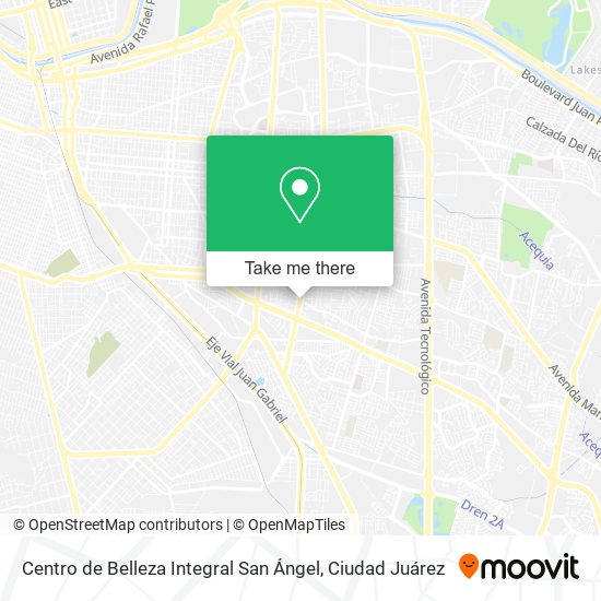 Centro de Belleza Integral San Ángel map