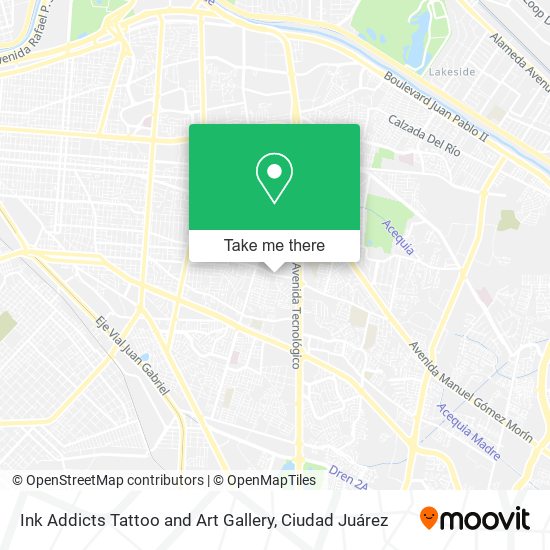 Mapa de Ink Addicts Tattoo and Art Gallery