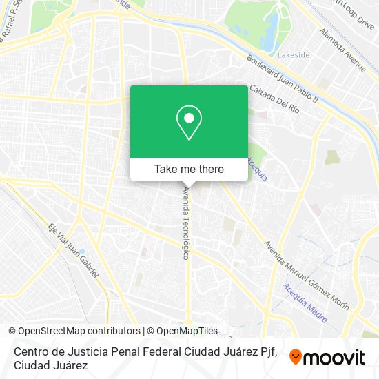 Centro de Justicia Penal Federal Ciudad Juárez Pjf map