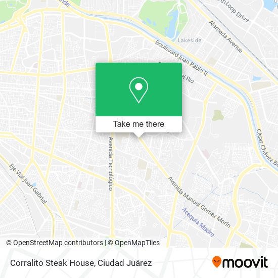 Corralito Steak House map