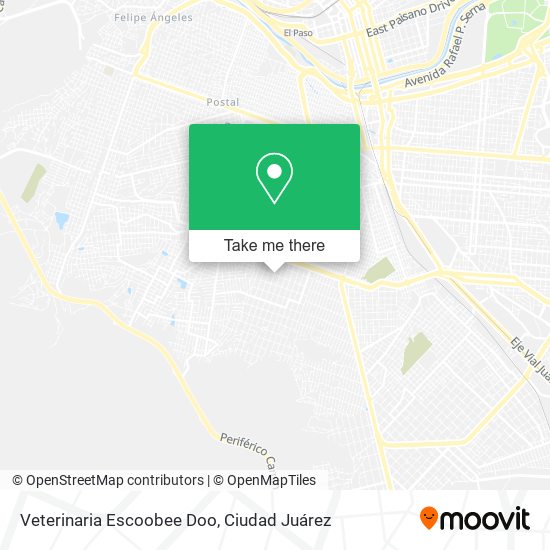Mapa de Veterinaria Escoobee Doo