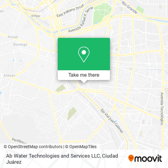 Ab Water Technologies and Services LLC map