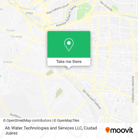 Ab Water Technologies and Services LLC map