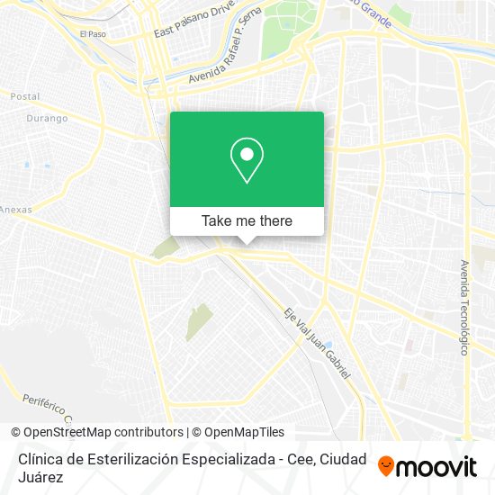 Clínica de Esterilización Especializada - Cee map