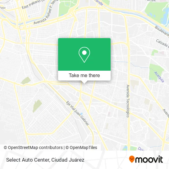 Select Auto Center map